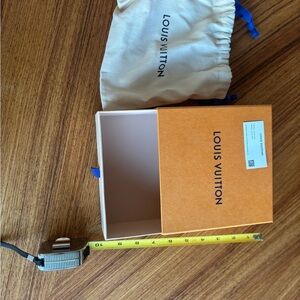 Louis Vuitton Orange Box with Cream Pouch